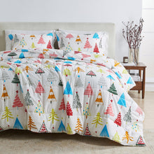 Load image into Gallery viewer, Reversible Christmas Comforter and Sham Set - Holiday / Lodge Odette Collection