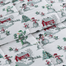 Load image into Gallery viewer, Reversible Christmas Comforter and Sham Set - Holiday / Lodge Odette Collection