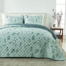 Load image into Gallery viewer, Snowy Botanical Quilt Set - Mariela Collection