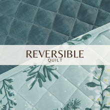 Load image into Gallery viewer, Snowy Botanical Quilt Set - Mariela Collection