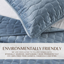 Load image into Gallery viewer, Velvet Box-Stitched Quilt Set - Vivica Collection