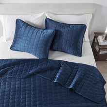 Load image into Gallery viewer, Velvet Box-Stitched Quilt Set - Vivica Collection