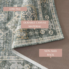 Load image into Gallery viewer, Medallion Machine Washable Accent Area Rug 5' x 7' - Nava Collection