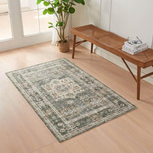Load image into Gallery viewer, Medallion Machine Washable Accent Area Rug 3' x 5' - Nava Collection