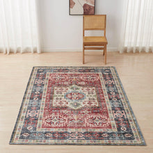 Load image into Gallery viewer, Medallion Machine Washable Accent Area Rug 5' x 7' - Nava Collection