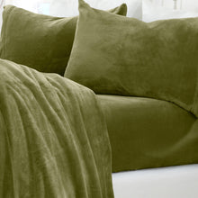 Load image into Gallery viewer, Solid Plush Sheet - Velvet Luxe Collection