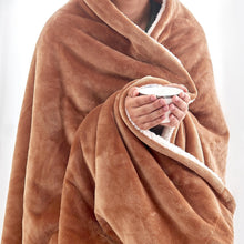 Load image into Gallery viewer, Velvet Plush Sherpa Luxury Bed Blanket - Kinsley Collection