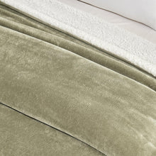 Load image into Gallery viewer, Velvet Plush Sherpa Luxury Bed Blanket - Kinsley Collection