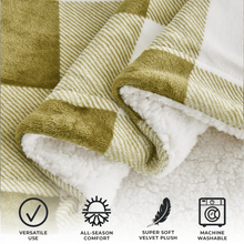 Load image into Gallery viewer, Velvet Plush Sherpa Luxury Bed Blanket - Kinsley Collection