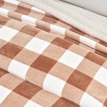 Load image into Gallery viewer, Velvet Plush Sherpa Luxury Bed Blanket - Kinsley Collection