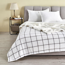 Load image into Gallery viewer, Velvet Plush Sherpa Luxury Bed Blanket - Kinsley Collection
