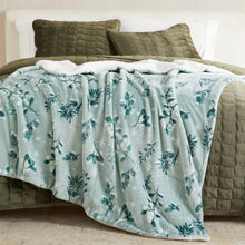 Load image into Gallery viewer, Velvet Plush Sherpa Luxury Bed Blanket - Kinsley Collection