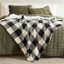 Load image into Gallery viewer, Velvet Plush Sherpa Luxury Bed Blanket - Kinsley Collection