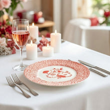 Load image into Gallery viewer, Coral  patterened Accent Plate - Set of 4