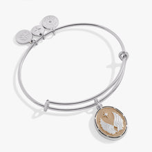 Load image into Gallery viewer, Two-Tone Guardian Angel Bangle