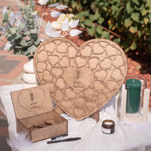 Load image into Gallery viewer, Alternative Wedding Guest Book Heart