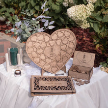 Load image into Gallery viewer, Alternative Wedding Guest Book Heart