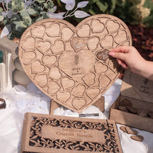 Load image into Gallery viewer, Alternative Wedding Guest Book Heart