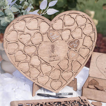 Load image into Gallery viewer, Alternative Wedding Guest Book Heart