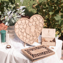 Load image into Gallery viewer, Alternative Wedding Guest Book Heart