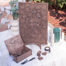 Load image into Gallery viewer, Alternative Wedding Guest Book Rectangle