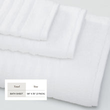 Load image into Gallery viewer, Luxury Combed Cotton Bath Towel Set - Karina Collection