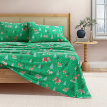 Load image into Gallery viewer, Turkish Cotton Christmas Flannel Sheet - Whittaker Collection