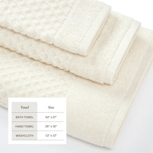Load image into Gallery viewer, Cotton Diamond Waffle Weave Bath Towel Set - Grayson Collection