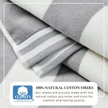 Load image into Gallery viewer, Striped Cabana Beach Towel - Edgartown Collection