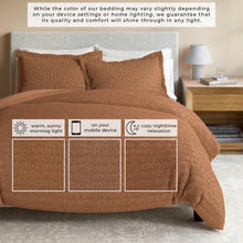 Load image into Gallery viewer, 100% Cotton Honeycomb Waffle Duvet Set - Mattea Collection