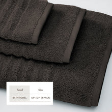 Load image into Gallery viewer, Luxury Combed Cotton Bath Towel Set - Karina Collection