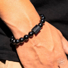 Load image into Gallery viewer, Habit Breaker - Black Obsidian &amp; Tourmaline Bracelet