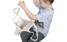 Load image into Gallery viewer, Mesh &amp; Fabric Tote Bag