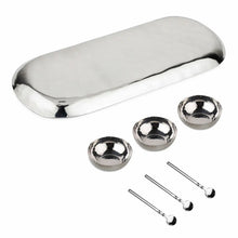 Load image into Gallery viewer, Hammered 7 Pc. Condiment Set