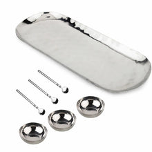 Load image into Gallery viewer, Hammered 7 Pc. Condiment Set