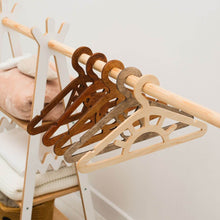 Load image into Gallery viewer, Pack of 10 Kid's Wooden Hangers