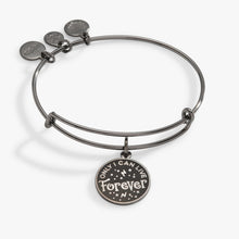 Load image into Gallery viewer, Harry Potter™ Voldemort 'Only I Can Live Forever' Charm Bangle