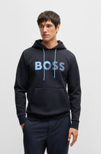 Load image into Gallery viewer, Boss Soody Tape Logo Hoodie - Navy