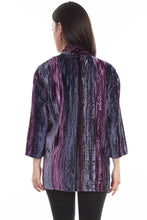 Load image into Gallery viewer, Honey Creek Velvet (Plum) - Women's Cardigan
