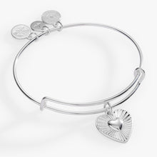 Load image into Gallery viewer, Heartburst Charm Bangle