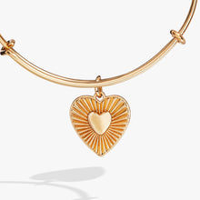 Load image into Gallery viewer, Heartburst Charm Bangle