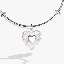 Load image into Gallery viewer, Heartburst Charm Bangle