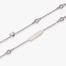 Load image into Gallery viewer, Heart Chain Double Strand Bracelet