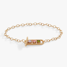 Load image into Gallery viewer, Heart Crystal Toggle Bracelet