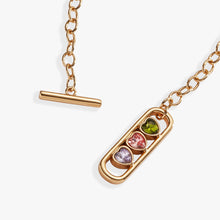 Load image into Gallery viewer, Heart Crystal Toggle Bracelet