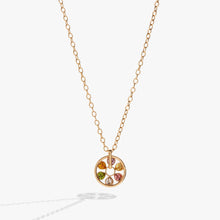 Load image into Gallery viewer, Heart Crystal Wheel Necklace