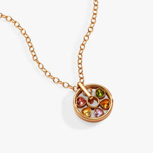 Load image into Gallery viewer, Heart Crystal Wheel Necklace