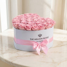 Load image into Gallery viewer, Heart White Box | Light Pink Roses