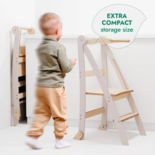 Load image into Gallery viewer, Helper Tower: A Multi-functional Foldable Step Stool for Kids