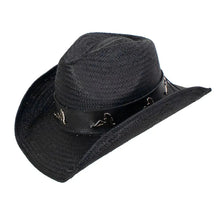 Load image into Gallery viewer, Peter Grimm Hendrix - Straw Cowboy Hat